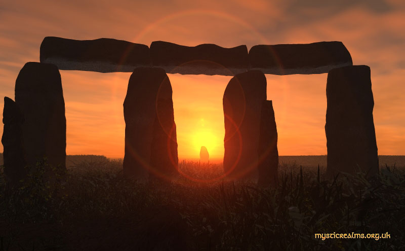 Stonehenge Sunrise Poster