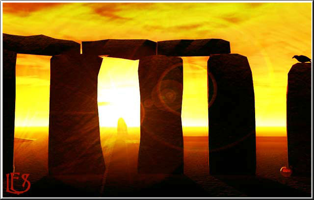 Stonehenge; Midsummer Solstice Sunrise